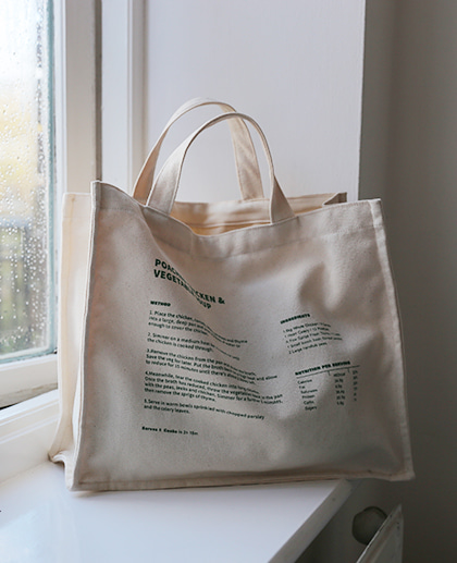 Meal Table Market Bag #7 Recipe Tote (in London)
