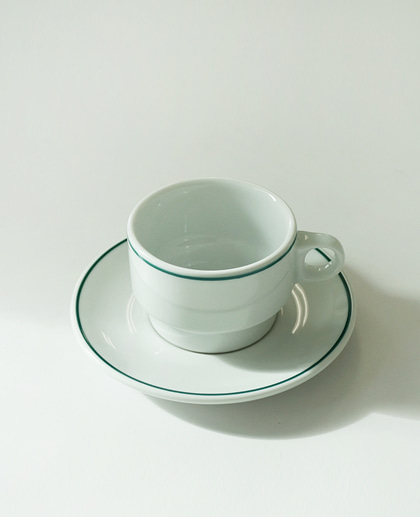 (2차 재입고) Porvasal Coffee cup&amp;saucer set (210ml)