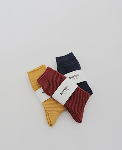 (교환,반품X) Daily Socks (3color)