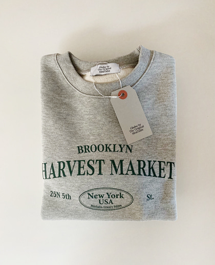 (마지막 리오더 한정수량) (D. edt.) Brooklyn Harvest Market Sweatshirt