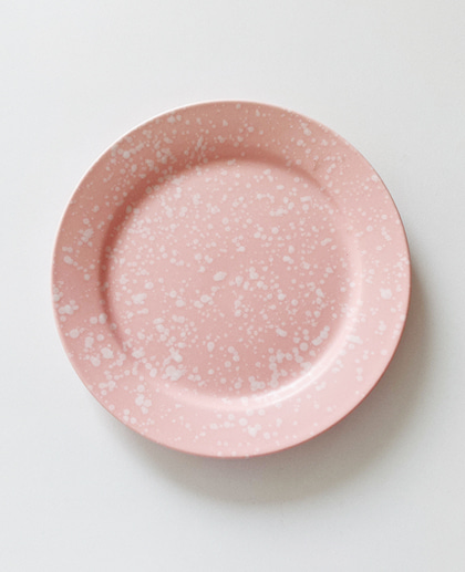 Weekend Plate Pink (round)